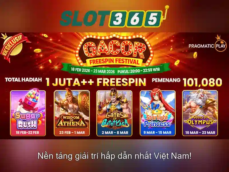 Slot365: Nền tảng trò chơi slot trực tuyến uy tín