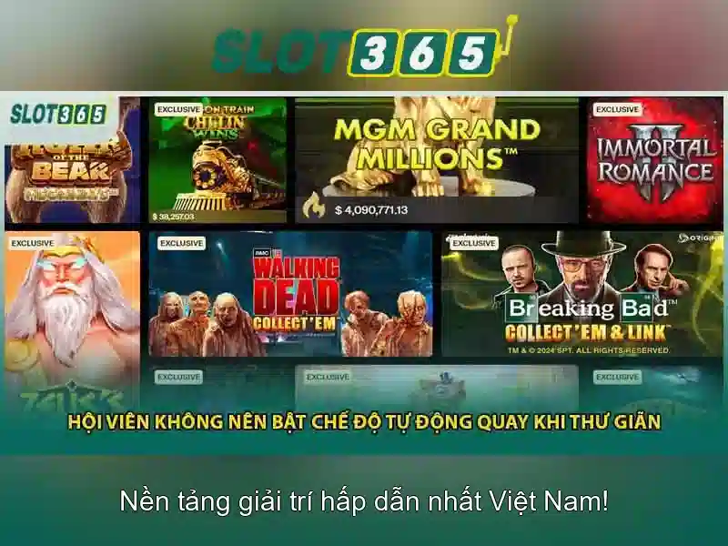 Slot365: Nền tảng máy đánh bạc trực tuyến hàng đầu tại Việt Nam