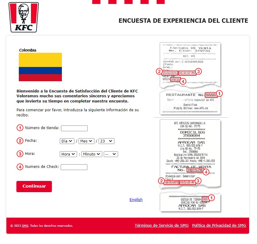 Encuesta KFC Colombia